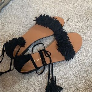 Black sandals